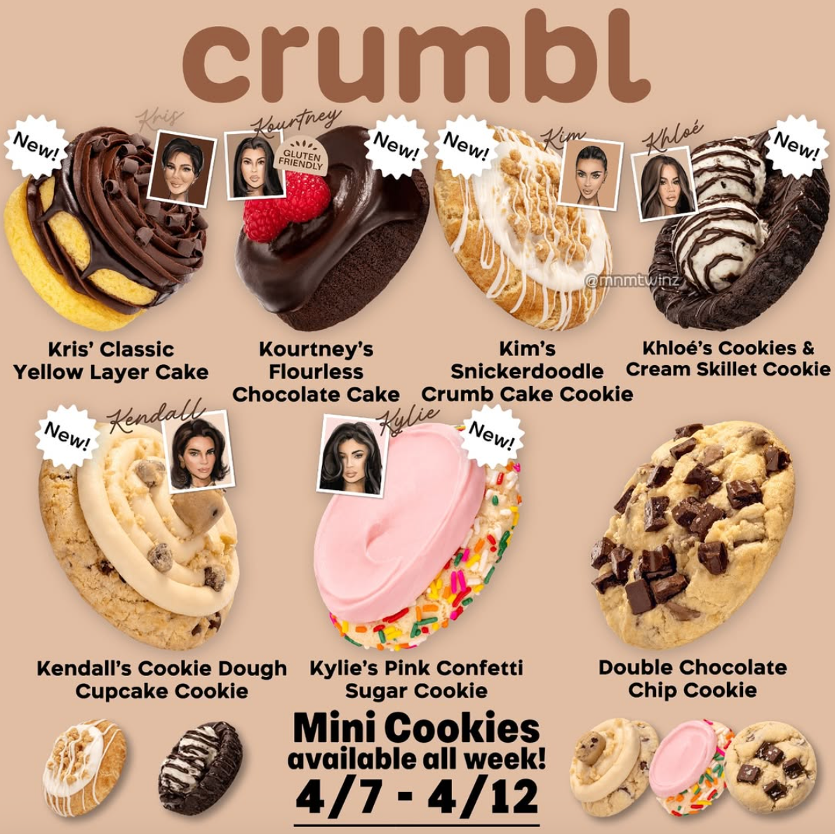 Crumbl Cookie Exclusive Lineup